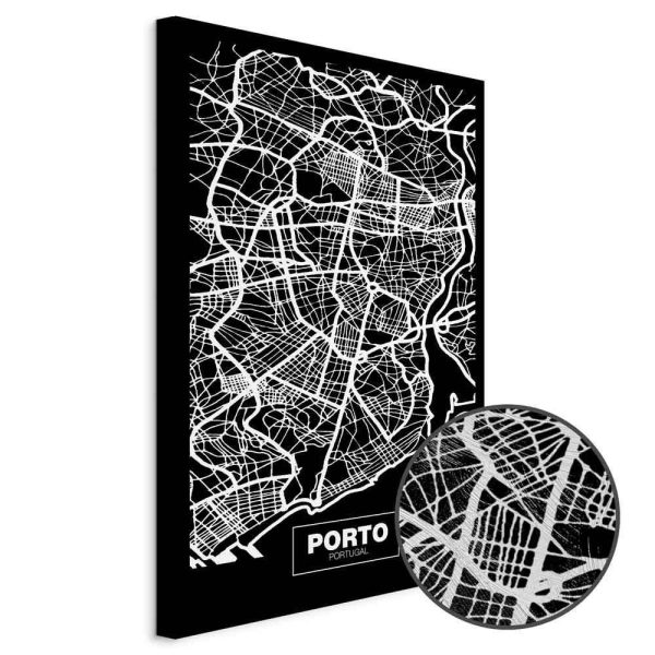 Tableau - Negative Map: Porto (1 Part) Vertical