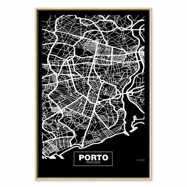 Tableau - Negative Map: Porto (1 Part) Vertical
