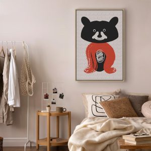 Tableau - Nice Mr Raccoon (1 Part) Vertical