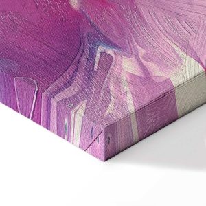 Tableau - Night Flows - Abstract Waves in Shades of Blue and Violet