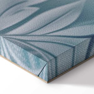 Tableau - Ornaments in Worn Muted Turquoises: Delicate Plant Pattern