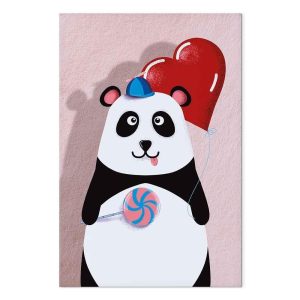 Tableau - Panda with a Balloon (1 Part) Vertical