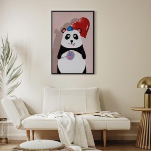 Tableau - Panda with a Balloon (1 Part) Vertical