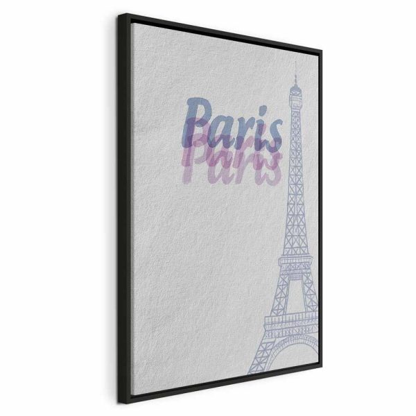 Tableau - Paris in Watercolours (1 Part) Vertical