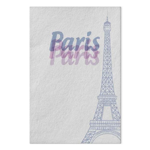 Tableau - Paris in Watercolours (1 Part) Vertical