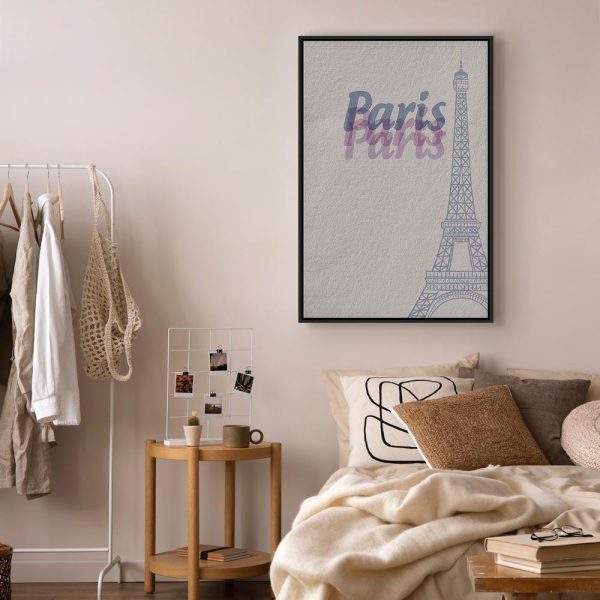 Tableau - Paris in Watercolours (1 Part) Vertical