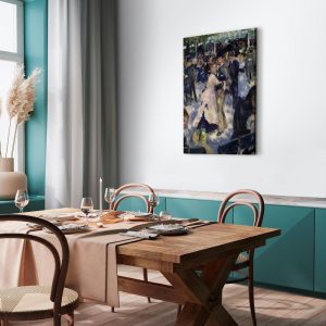 Tableau - Pierre-Auguste Renoir – Le Moulin de la Galette, detail of the dancers