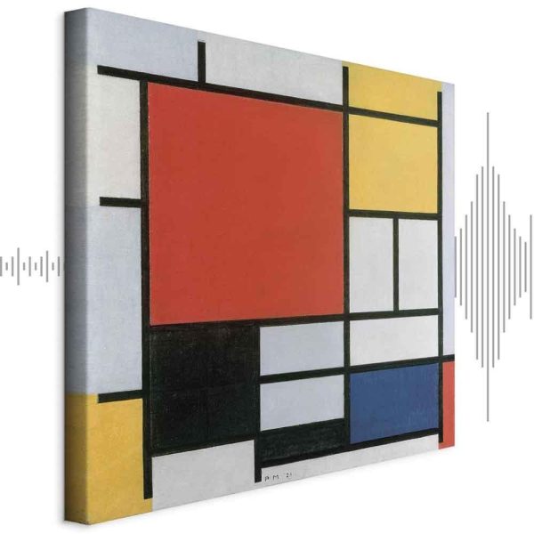 Tableau - Piet Mondrian – Composition with red, yellow blue and black