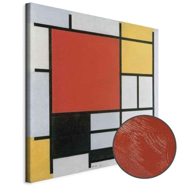 Tableau - Piet Mondrian – Composition with red, yellow blue and black