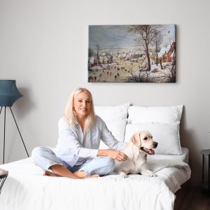 Tableau - Pieter Bruegel the Elder – Winter Landscape with Birdtrap