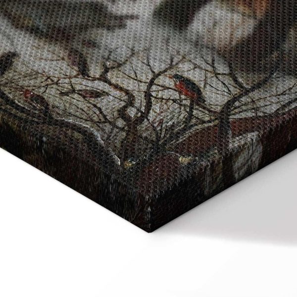 Tableau - Pieter Brueghel the Younger – Winter Landscape with a Bird Trap