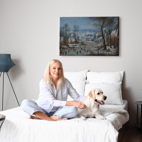 Tableau - Pieter Brueghel the Younger – Winter Landscape with a Bird Trap