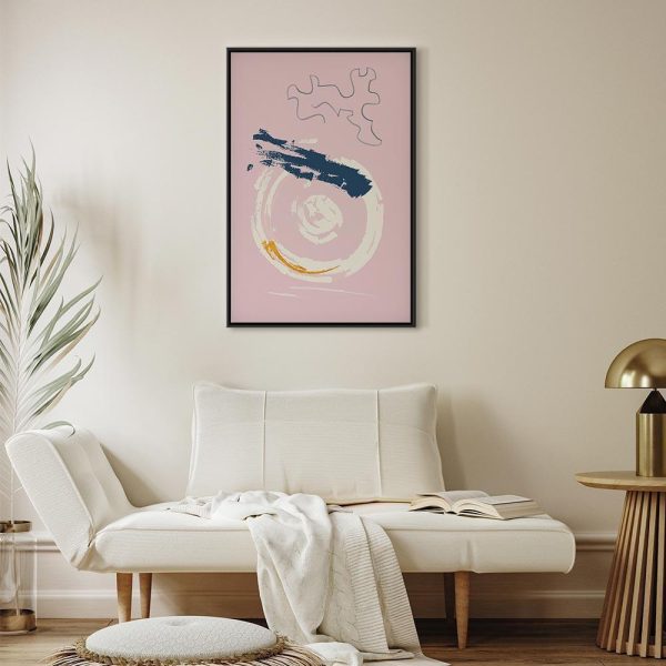 Tableau - Pink Accent (1 Part) Vertical