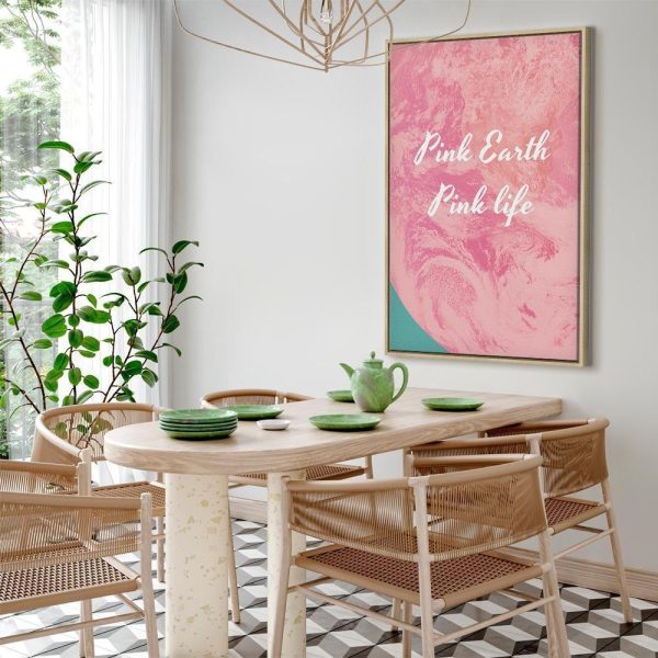 Tableau - Pink Earth, Pink Life (1 Part) Vertical