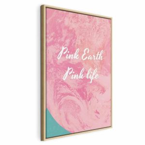 Tableau - Pink Earth, Pink Life (1 Part) Vertical