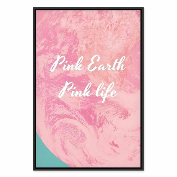 Tableau - Pink Earth, Pink Life (1 Part) Vertical