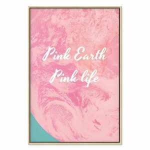 Tableau - Pink Earth, Pink Life (1 Part) Vertical