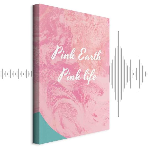 Tableau - Pink Earth, Pink Life (1 Part) Vertical