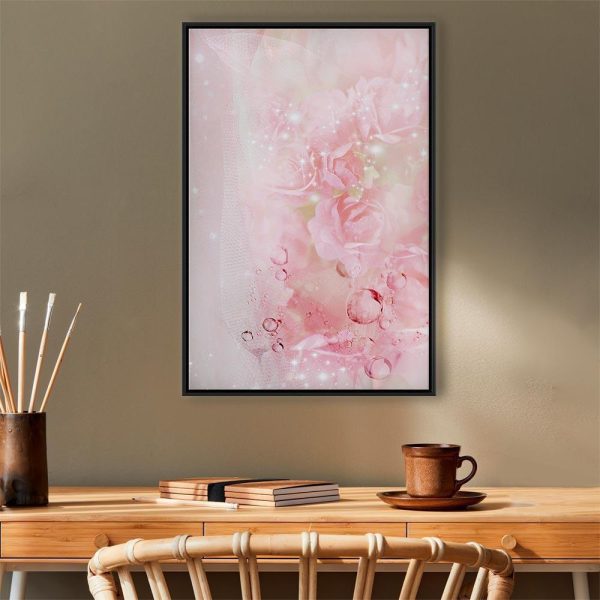 Tableau - Pink Nature (1 Part) Vertical