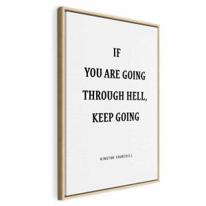 Tableau - Power of Words (1-part) - Winston Churchill's Motivational Quote