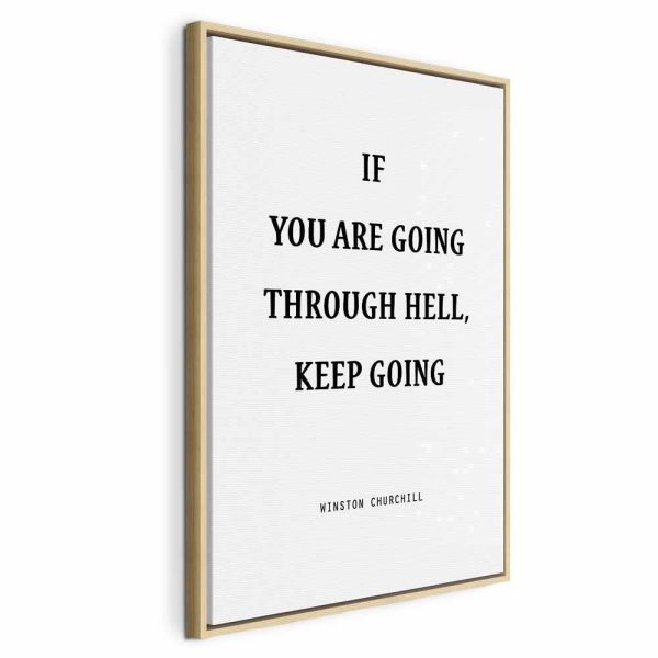 Tableau - Power of Words (1-part) - Winston Churchill's Motivational Quote