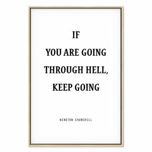 Tableau - Power of Words (1-part) - Winston Churchill's Motivational Quote