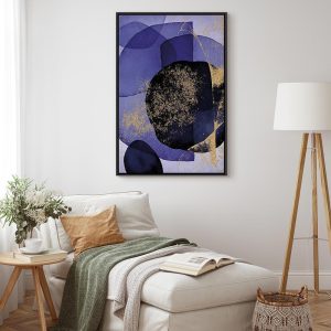 Tableau - Purple Kaleidoscope (1 Part) Vertical