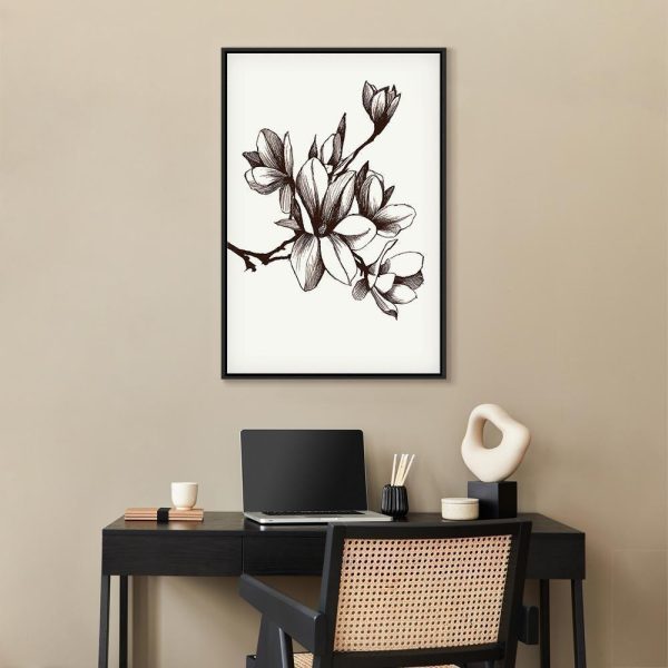 Tableau - Renaissance Magnolias (1 Part) Vertical