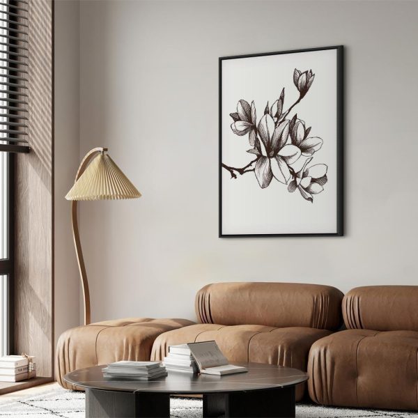 Tableau - Renaissance Magnolias (1 Part) Vertical