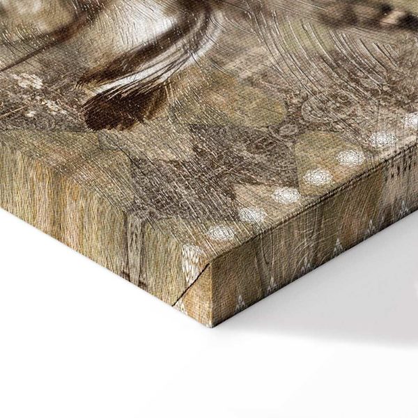 Tableau - Retro Cranes (1 Part) Wide