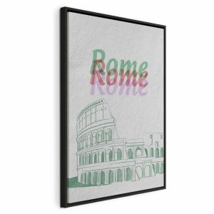 Tableau - Rome in Watercolours (1 Part) Vertical