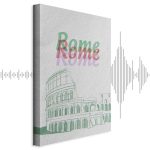Tableau - Rome in Watercolours (1 Part) Vertical