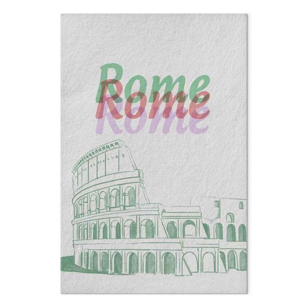 Tableau - Rome in Watercolours (1 Part) Vertical