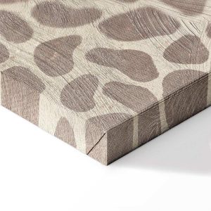 Tableau - Salt Square - Colorful Illustrated Townhouses Against a Cloudy Sky Background