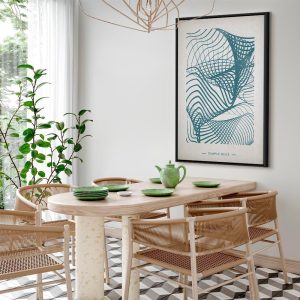 Tableau - Simple Blue (1 Part) Vertical