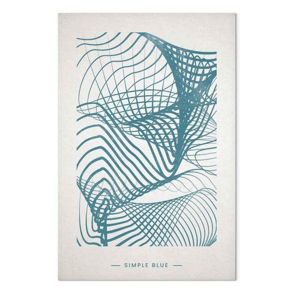 Tableau - Simple Blue (1 Part) Vertical