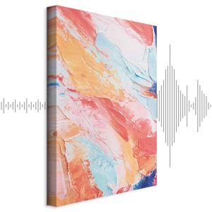 Tableau - Spring Shades - A Colorful Mix of Warm and Cool Tones on Canvas