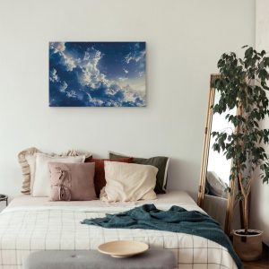 Tableau - Starry Clouds and Delicate Light Over a Corner of the Sky