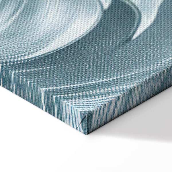 Tableau - Stone Baroque Ornaments in Light Shades of Gray-Blue