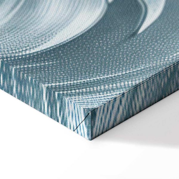 Tableau - Stone Baroque Ornaments in Light Shades of Gray-Blue