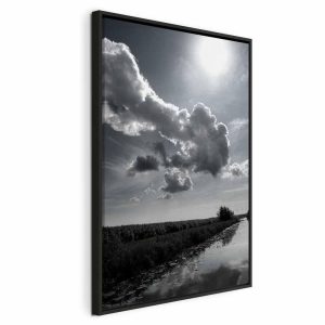 Tableau - Sun Over Clouds (1-part) - Sky Reflection in Water Field