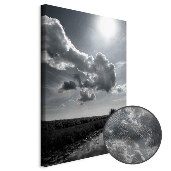 Tableau - Sun Over Clouds (1-part) - Sky Reflection in Water Field