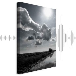 Tableau - Sun Over Clouds (1-part) - Sky Reflection in Water Field