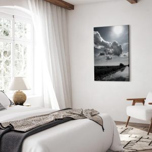 Tableau - Sun Over Clouds (1-part) - Sky Reflection in Water Field