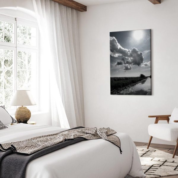 Tableau - Sun Over Clouds (1-part) - Sky Reflection in Water Field