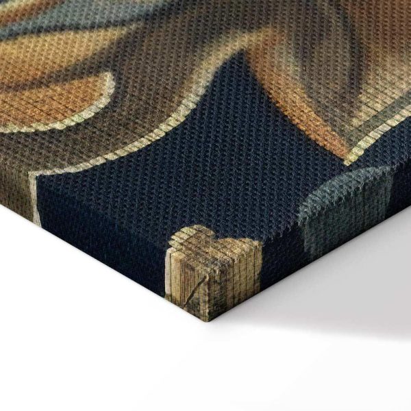 Tableau - Tapestry Large Flowers Retro Floral Motif in Kilim Style