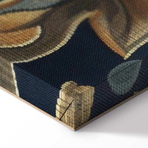 Tableau - Tapestry Large Flowers Retro Floral Motif in Kilim Style