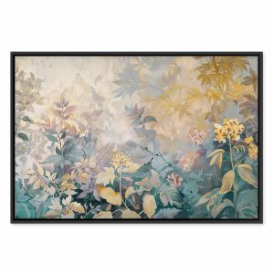 Tableau - Tapestry Pattern with a Meadow and Flowers Kilim with a Spring Motif
