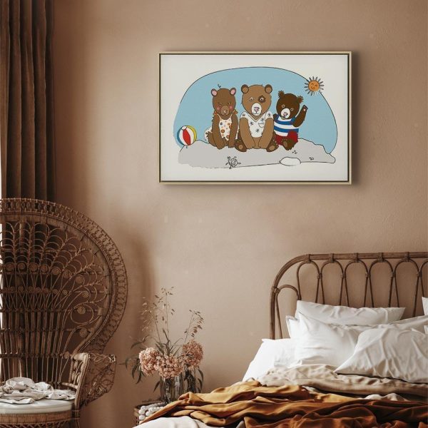 Tableau - Teddy Bears on the Beach (1 Part) Wide