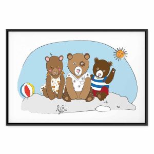 Tableau - Teddy Bears on the Beach (1 Part) Wide